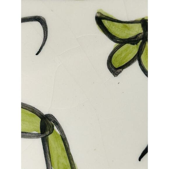 Vintage International Silver Serving Plate Platter Hand Painted Silverplated - Picture 4 of 12